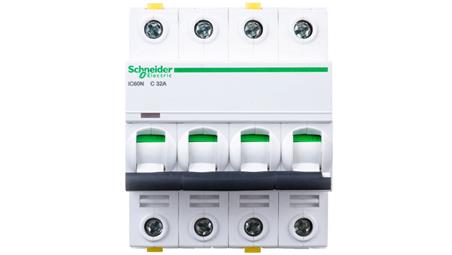 Wyłącznik nadprądowy 4P C 32A 6kA AC iC60N-C32-4 A9F04432-16477