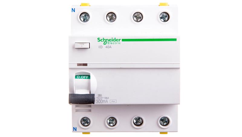 Wyłącznik różnicowoprądowy 4P 40A 0,3A typ AC iID A9Z14440-20668