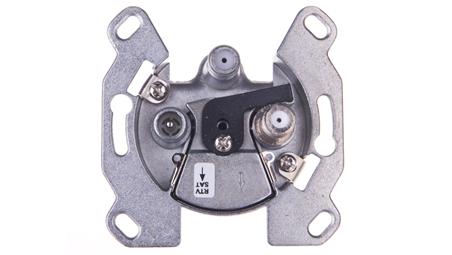 Berker/B.Kwadrat Gniazdo antenowe RTV 2xSAT końcowe mechanizm 53455331-18