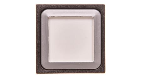 Napęd przycisku 25x25mm biały bez samopowrotu z podświetleniem Q25LTR-WS 087232-11256