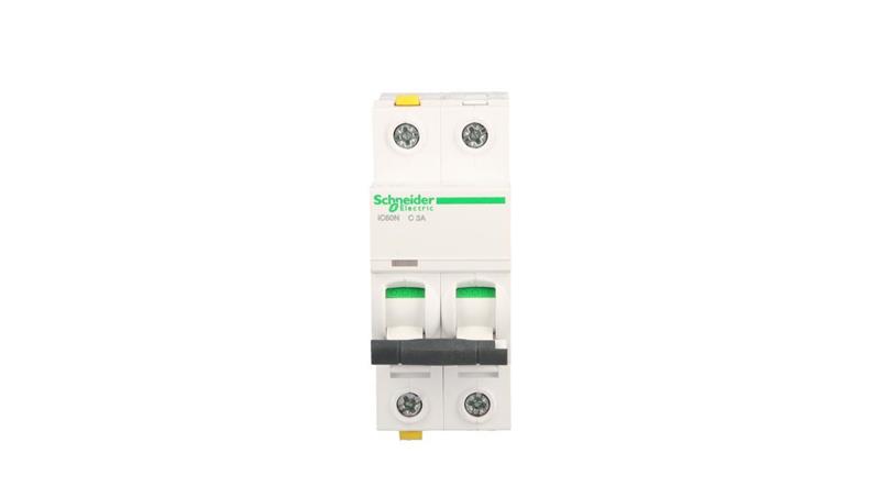 Wyłącznik nadprądowy 2P C 3A 6kA AC iC60N-C3-2 A9F04203-16627