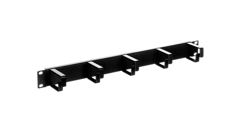 Organizator kablowy 19 cali 1U W/40xG/60 czarny DN-97602-73195