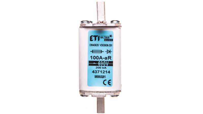Wkładka bezpiecznikowa NH00 100A aR 690V M00UQ01 004371214-5476