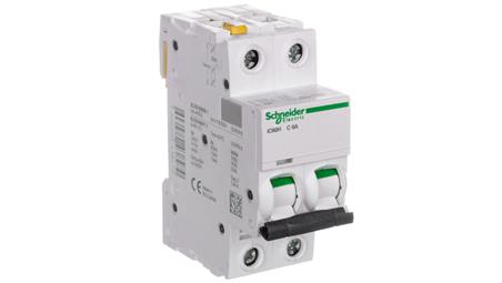 Wyłącznik nadprądowy 2P C 6A 10kA AC iC60H-C6-2 A9F07206-16637