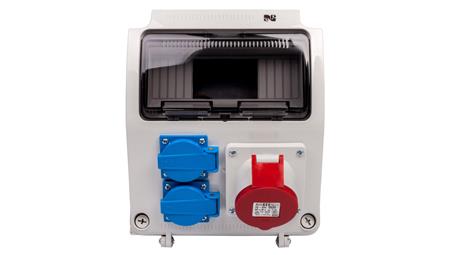 Rozdzielnica budowlana RS-9 9-mod. 2x2P+Z, 16A/5P, IP44 bez zabezpieczeń 6231-00-65798
