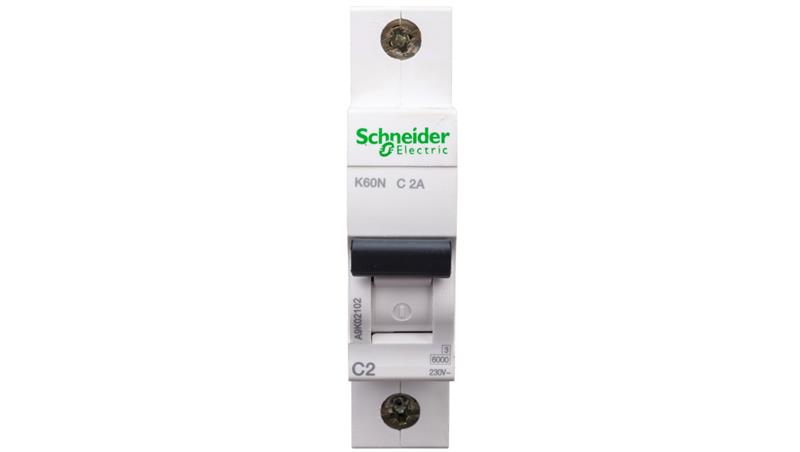 Wyłącznik nadprądowy 1P C 2A 6kA AC K60N A9K02102-16474