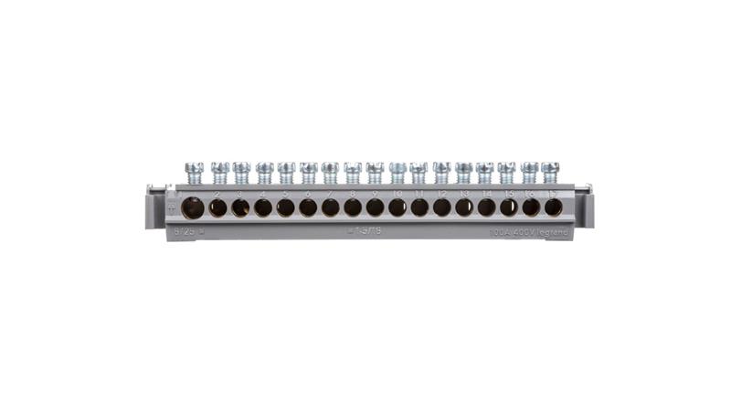Listwa przyłączeniowa 17-otworów 16x16+1x25 mm2 004825-65410