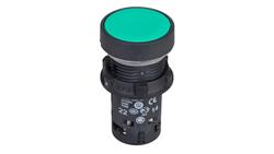 Przycisk sterowniczy 22mm zielony z samopowrotem 1Z+1R XB7NA35-3156