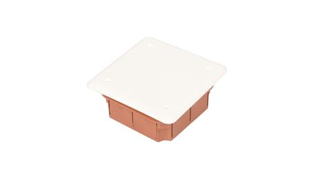 Puszka podtynkowa 92x92x45mm ze śrubami biała OL10001-75647