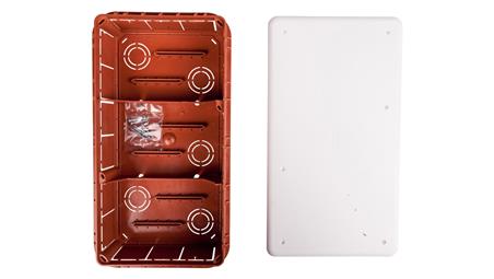 Puszka podtynkowa 152x294x70mm ze śrubami biała OL10006-75589