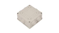 Puszka natynkowa 100x100x50mm tworzywo IP55 szara OL20011-74999