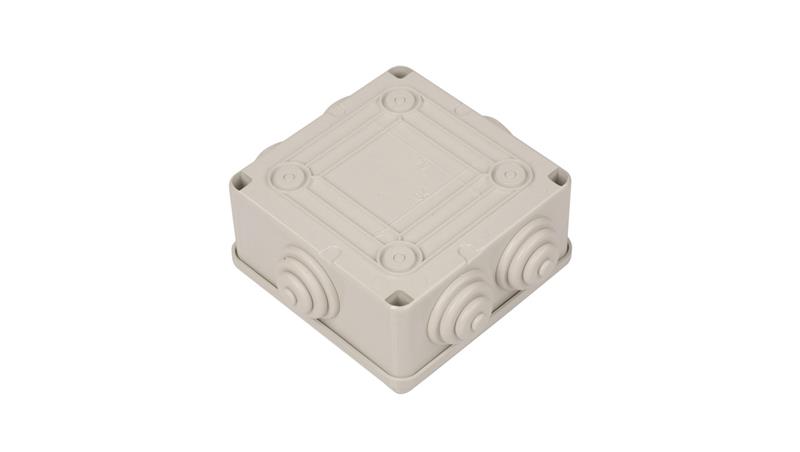 Puszka natynkowa 100x100x50mm tworzywo IP55 szara OL20011-74999