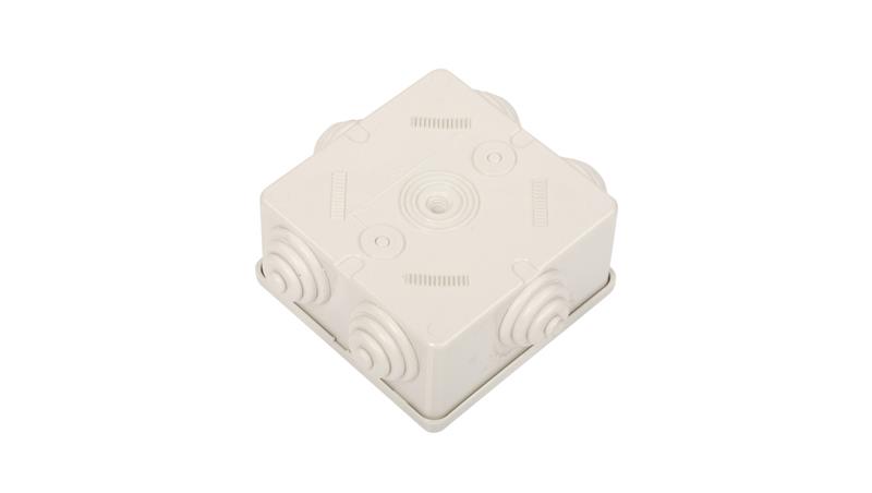 Puszka natynkowa 80x80x40mm tworzywo IP44 szara OL20003-75006 Puszka natynkowa 80x80x40mm tworzywo IP44 szara OL20003-75006
