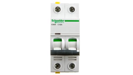 Wyłącznik nadprądowy 2P C 63A 6kA AC iC60N-C63-2 A9F04263-16789