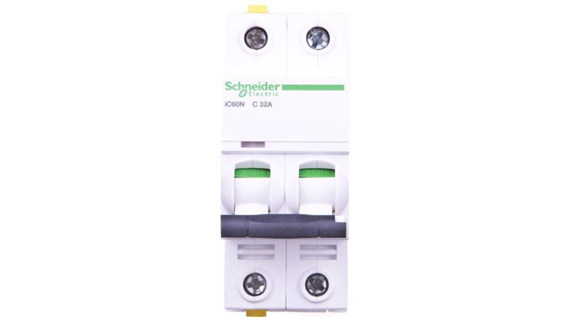 Wyłącznik nadprądowy 2P C 32A 6kA AC iC60N-C32-2 A9F04232-16553 Wyłącznik nadprądowy 2P C 32A 6kA AC iC60N-C32-2 A9F04232-16553