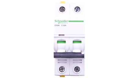 Wyłącznik nadprądowy 2P C 32A 6kA AC iC60N-C32-2 A9F04232-16553
