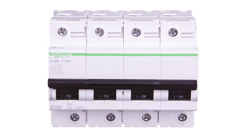 Wyłącznik nadprądowy 4P C 100A 10kA AC C120N A9N18374-16788 Wyłącznik nadprądowy 4P C 100A 10kA AC C120N A9N18374-16788