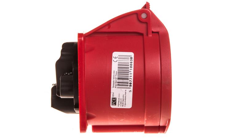 Gniazdo tablicowe 32A 5P 400V /70x70/ czerwone IP44 325-6-31712 Gniazdo tablicowe 32A 5P 400V /70x70/ czerwone IP44 325-6-31712