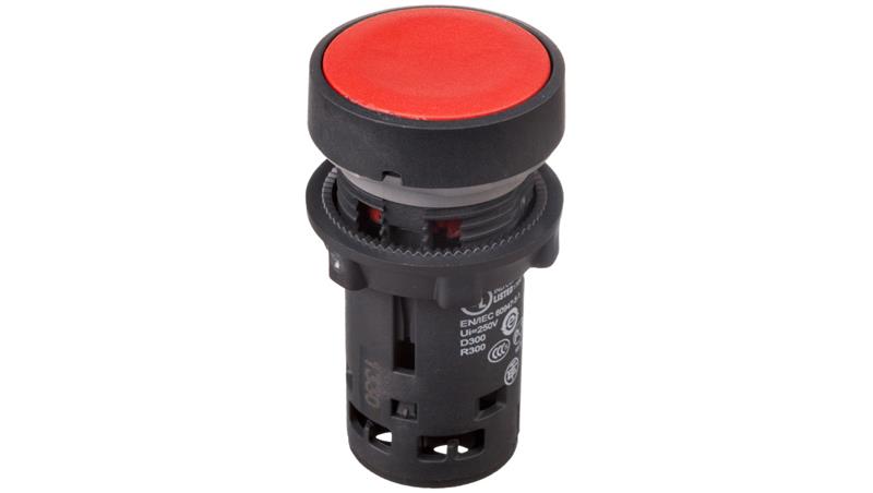 Przycisk sterowniczy 22mm czerwony z samopowrotem 1R XB7NA42-3152