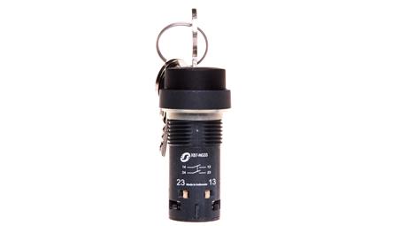 Przełącznik 3 położeniowy klucz 22mm 2Z bez samopowrotu XB7NG33-4507