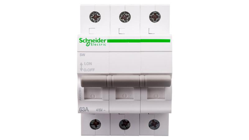 Rozłącznik modułowy 63A 3P SW-63-3 A9S62363-23524 Rozłącznik modułowy 63A 3P SW-63-3 A9S62363-23524