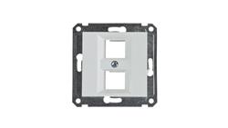 Lumina Płytka podwójna Keystone Jack biała WL2320-42079