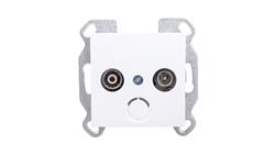 Lumina Gniazdo antenowe RTV standard białe WL3010-159
