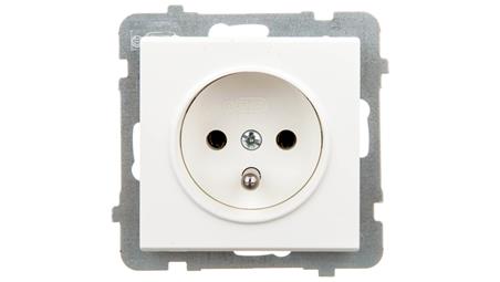 SONATA Gniazdo pojedyncze z/u ecru GP-1RZ/m/27-43467