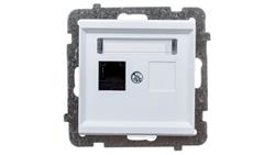 SONATA Gniazdo komputerowe pojedyncze RJ45 kat.5e białe KRONE GPK-1R/K/m/00-33948