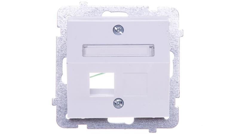 SONATA Obudowa gniazda komputerowego pojedynczego skośna biała GPK-1RS/p/00-34374