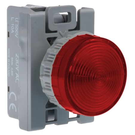 Lampka sygnalizacyjna  22mm czerwona 24-230V SP22-LC-LED-UNIAC/DC