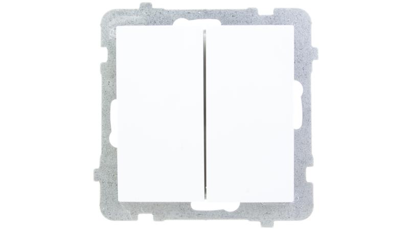 AS Łącznik schodowy podwójny biały ŁP-10G/m/00-39782