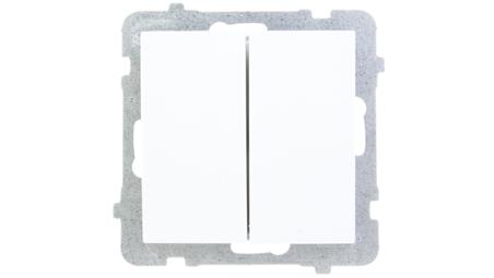 AS Łącznik schodowy podwójny biały ŁP-10G/m/00-39782