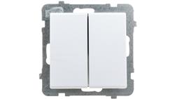 SONATA Łącznik schodowy podwójny biały ŁP-10R/m/00-39823