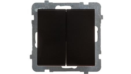 SONATA Łącznik schodowy podwójny czarny metalik ŁP-10R/m/33-39808