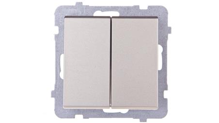 SONATA Łącznik schodowy podwójny szampański złoty ŁP-10R/m/39-40011