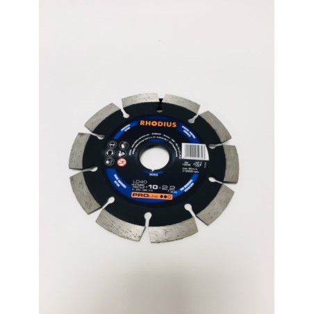 Tarcza diamentowa LD40 - 125x2,2x10x22 Pro Rhodius