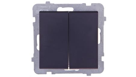 SONATA Łącznik świecznikowy czarny metalik ŁP-2R/m/33-33114