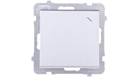 SONATA Łącznik schodowy srebro mat ŁP-3R/m/38-39844