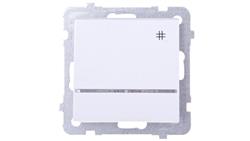 SONATA Łącznik krzyżowy z podświetleniem biały ŁP-4RS/m/00-40947