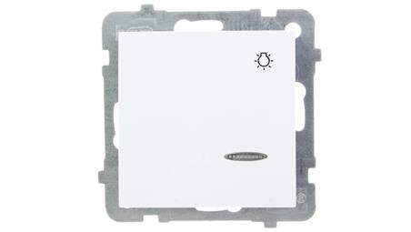 AS Przycisk /światło/ z podświetleniem biały ŁP-5GS/m/00-27947