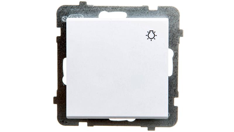 SONATA Przycisk /światło/ biały ŁP-5R/m/00-27876