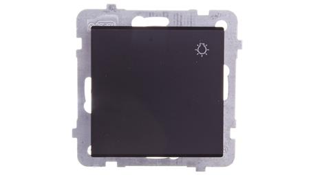 SONATA Przycisk /światło/ czarny metalik ŁP-5R/m/33-27875