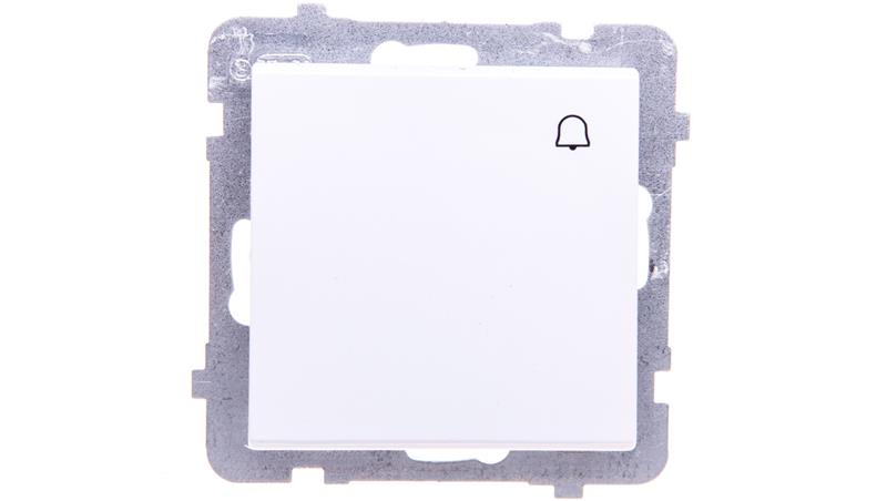 SONATA Przycisk /dzwonek/ biały ŁP-6R/m/00-29449