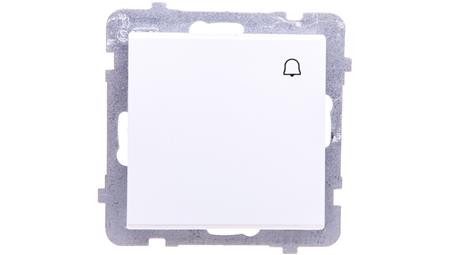 SONATA Przycisk /dzwonek/ biały ŁP-6R/m/00-29449