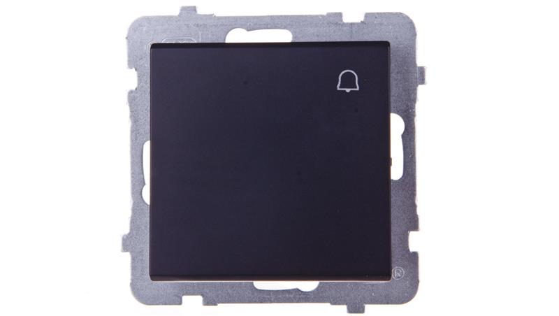 SONATA Przycisk /dzwonek/ czarny metalik ŁP-6R/m/33-29432