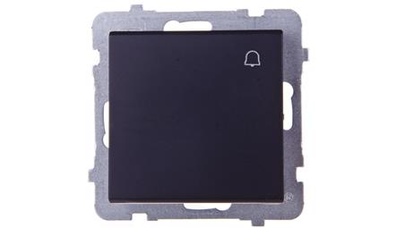 SONATA Przycisk /dzwonek/ czarny metalik ŁP-6R/m/33-29432