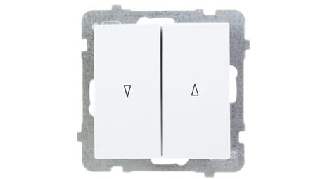 AS Łącznik żaluzjowy biały ŁP-7G/m/00-35789