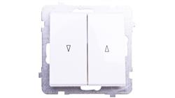 SONATA Łącznik żaluzjowy biały ŁP-7R/m/00-35797