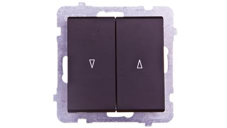 SONATA Łącznik żaluzjowy czarny metalik ŁP-7R/m/33-35794
